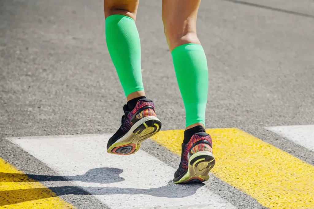 Voici pourquoi porter des manchons de compression pendant ton run