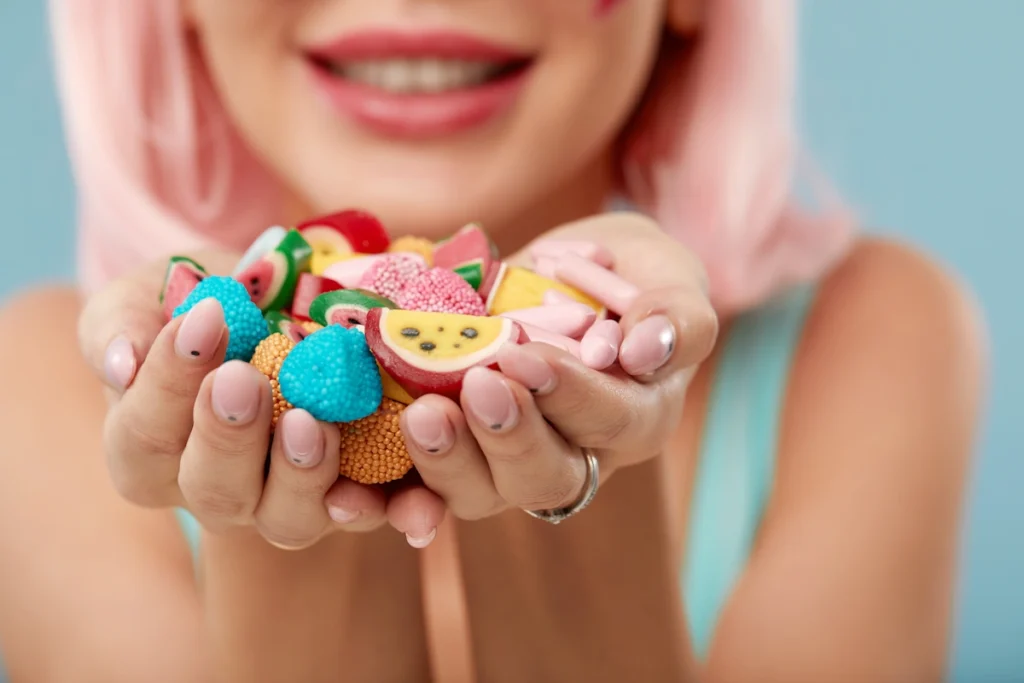 Une personne avec une envie de sucre